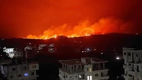 Watch: Fire Engulfs Latakia