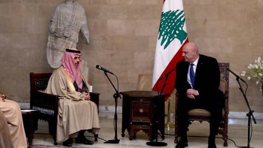 MTV sources: President Joseph Aoun received a verbal invitation from Bin Farhan to visit KSA, where more than 22 agreements will be signed between the two countries