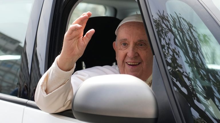 Pope Francis Leaves Hospital 'in Better Shape than Before'
