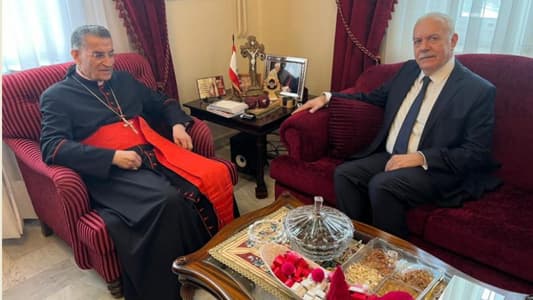 Rahi receives Supreme Judicial Council Chief in Bkerke