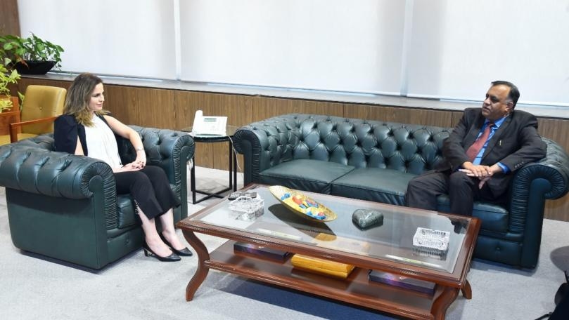 Abdel Samad meets Indian ambassador
