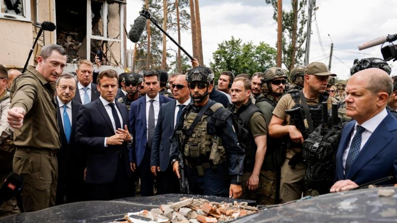 AFP: 'We will rebuild everything,' says Italian PM Draghi on visit to Kyiv suburb of Irpin