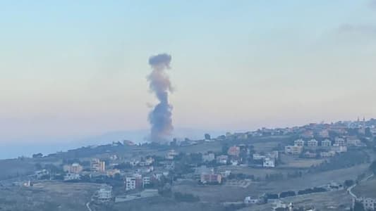 NNA: Israeli aircraft targeted airstrikes on the eastern neighborhood of the town of Khiam