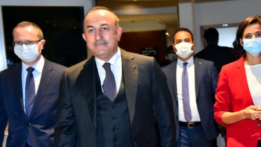 Turkish Foreign Minister arrives in Beirut coming from Tehran