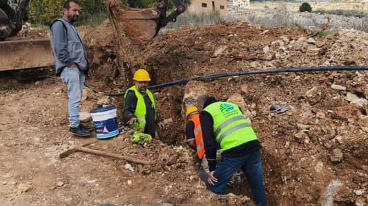 مياه الجنوب: فرقنا تواصل صيانة خطوط الدفع والجر