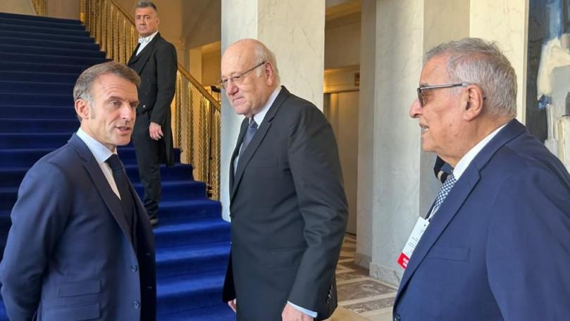 بالصور: ميقاتي في الإليزيه... "وشكرٌ كبير"