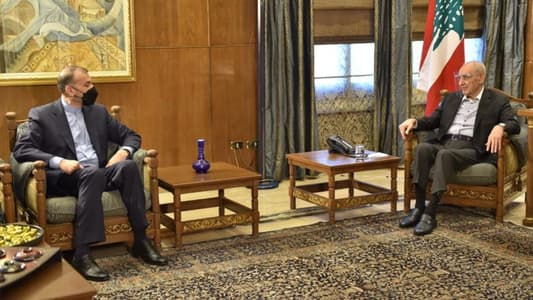 Berri receives Iranian Foreign Minister