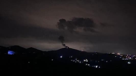 NNA: Israeli enemy warplanes carried out a night raid on the southern Lebanese town of Aita ash Shaab