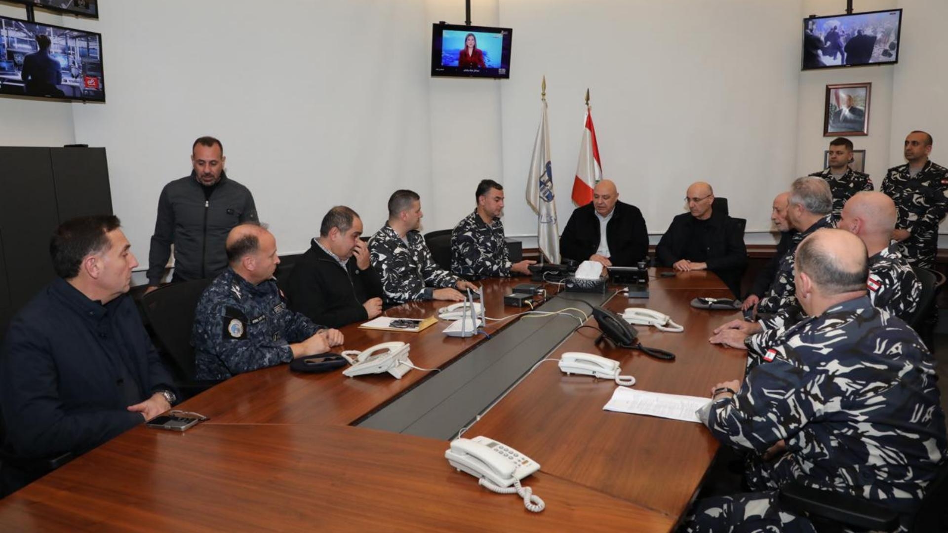 بالصّور: عون يطّلع على الإجراءات المتّخذة ليلة رأس السنة