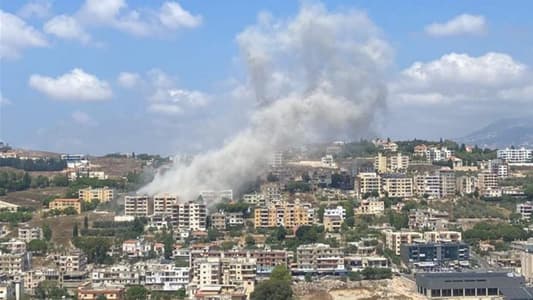 NNA: An Israeli airstrike targeted Arab Salim in Nabatieh