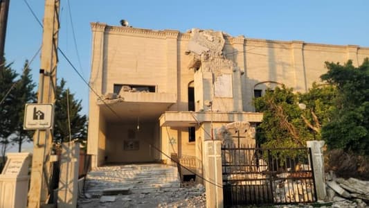 Photos: Aalma ash Shaab Church Before and After Israeli Attacks