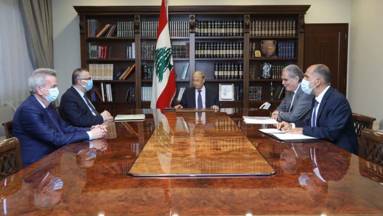 الرئيس عون التقى حاكم مصرف لبنان رياض سلامة ورئيس مجلس شورى الدولة القاضي فادي الياس