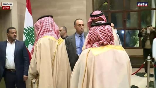 Saudi Foreign Minister Prince Faisal bin Farhan has arrived in Ain el-Tineh to meet with Berri