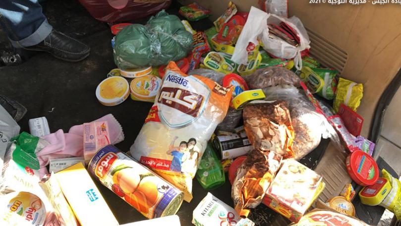 الجيش: توقيف 4 سوريين وضبط مواد غذائية مدعومة في المصنع