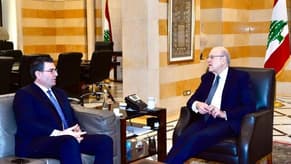 Mikati meets Agriculture Minister, Lebanon Ambassador to UAE