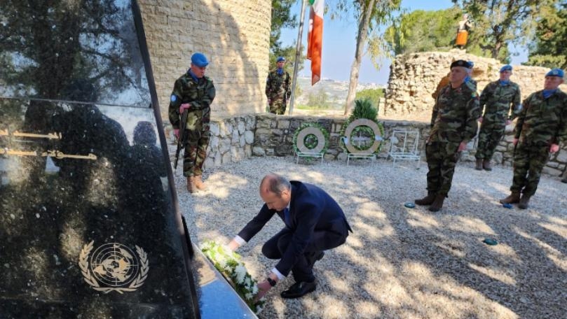 Irish Defense Minister visits UNIFL’s Irish battalion in South Lebanon