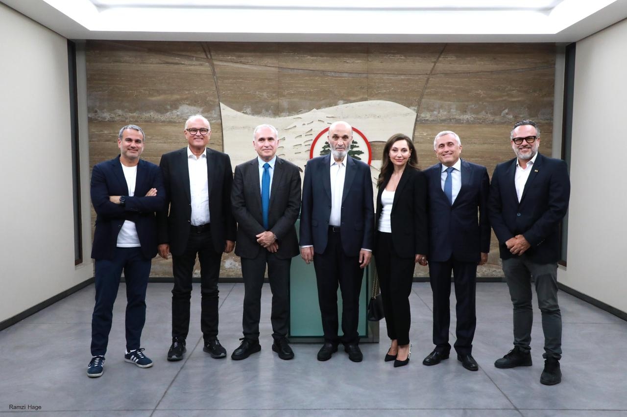 جعجع التقى وفداً من اتحاد بلديات جزين