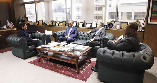 Makary receives Gabon's Tourism Minister