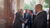 Watch: French Foreign Minister Arrives at Ain El Tineh