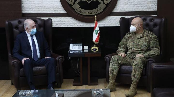 قائد الجيش عرض للاوضاع الامنية مع فهمي واستقبل رشدي وقائد القوات البرية الإيطالية