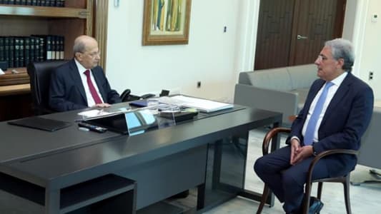 President Aoun addresses judicial affairs with Minister Khoury, meets British and Iranian Ambassadors, discusses Jezzine needs with former MP Abou Zeid