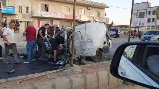 بالصورة: استهداف عنصر من "حزب الله" يدعى ميسم العطار على طريق شعث في البقاع