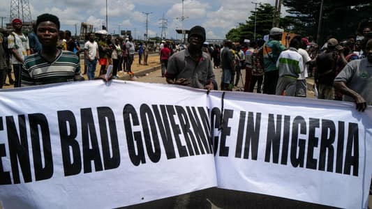 Nigeria's president calls for end to protests against economic hardship