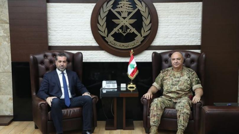 قائد الجيش استقبل السعد ووفداً من عين إبل