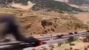 Watch: Targeting of a car on the Damascus-Beirut road