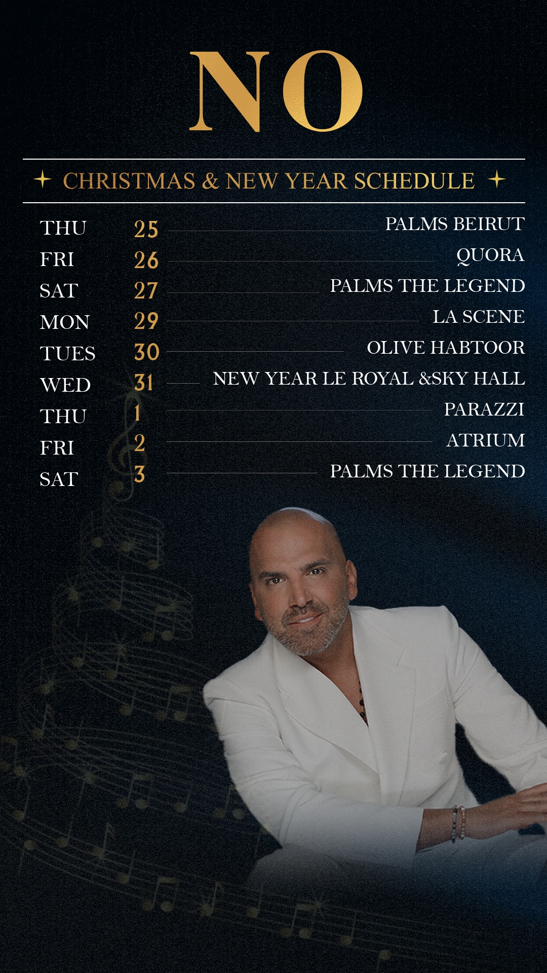 سلسلة حفلات لناجي الأسطا في شهر الأعياد... إليكم التفاصيل!