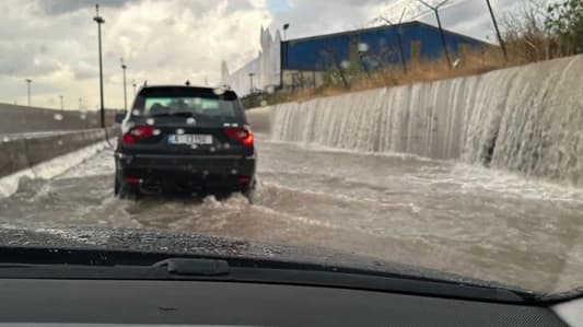 Watch: Floods Turn Beirut Airprort into a Lake