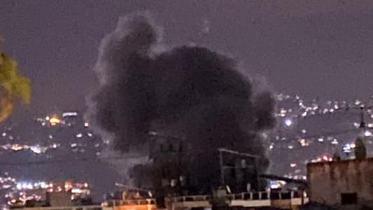 An Israeli airstrike targeted Dahiyeh