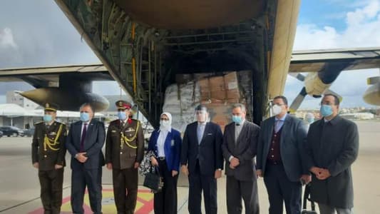 Aid planes provided by Egypt, Arab League arrive in Beirut