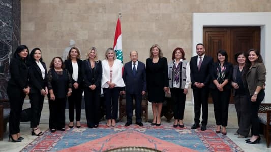 President Aoun confirms support for women’s quota in Parliament