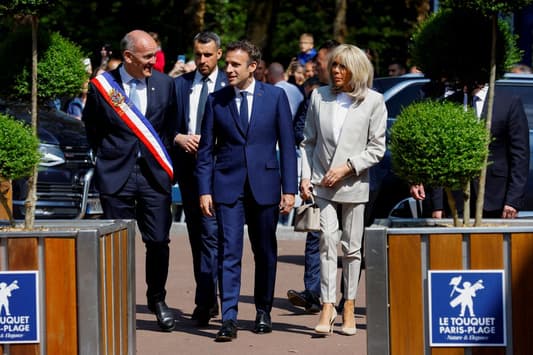 Belgian media La Libre and RTBF say polls show Macron leads in French election