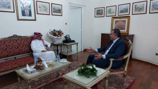 Lebanese Ambassador to Algeria meets his Qatari, Saudi counterparts