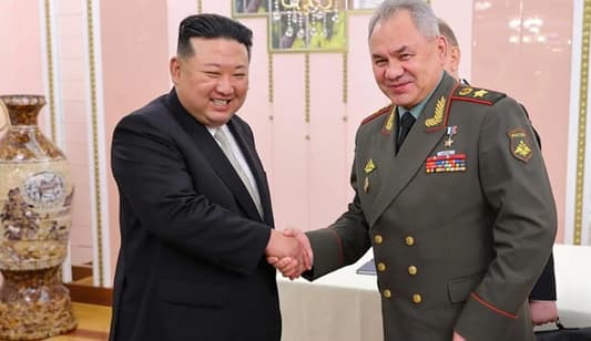 North Korean leader Kim Jong Un meets Russian defence minister Shoigu: TASS news agency