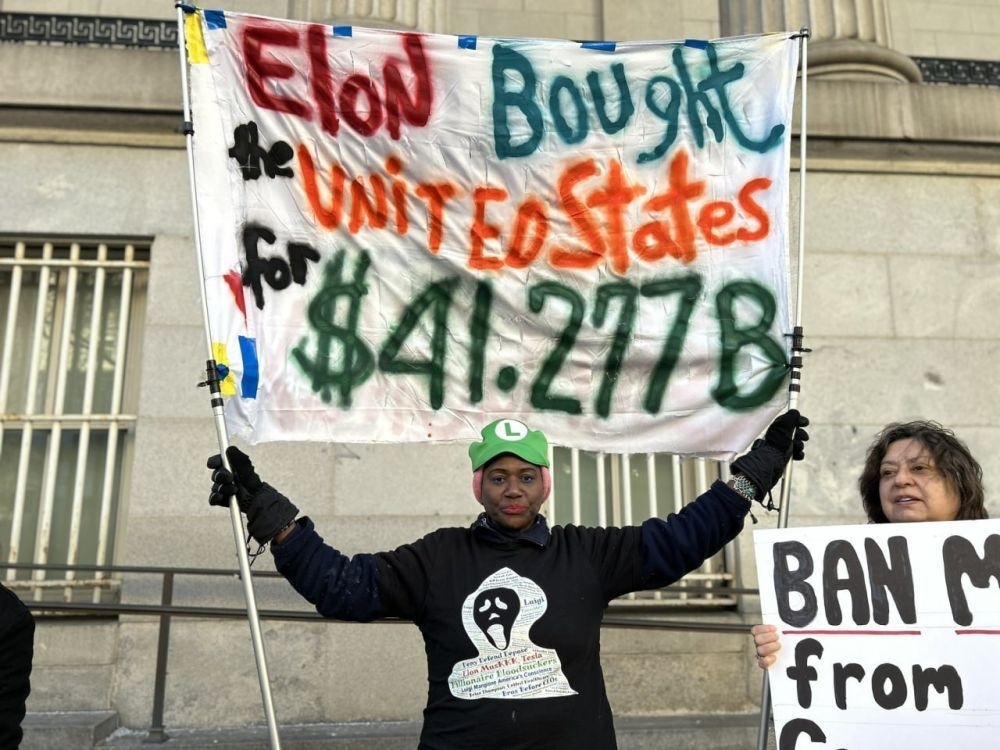 Photos: Protests to Keep Musk Away from US Government