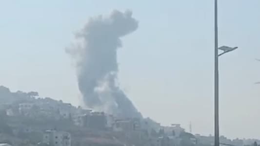 NNA: An Israeli airstrike targeted the town of Zaita near Ghazieh