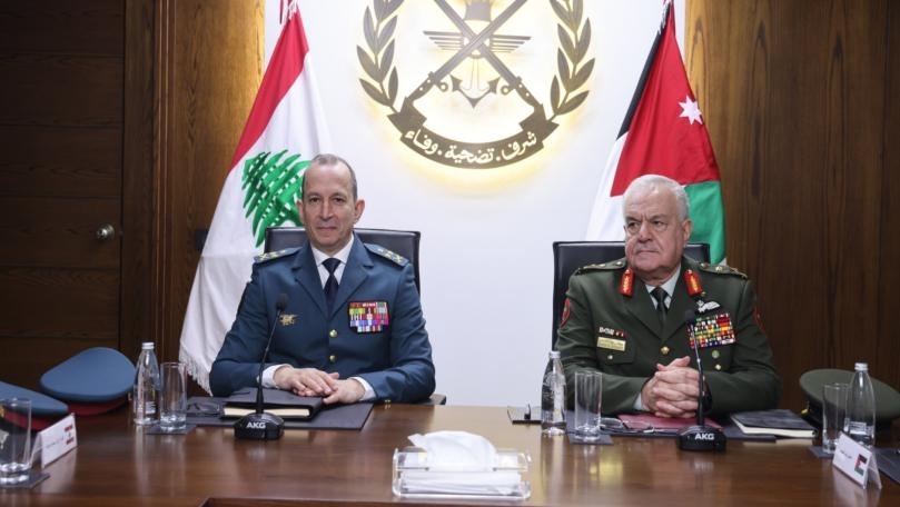 Photos: Haykal Meets Chairman of the Joint Chiefs of Staff of the Jordanian Armed Forces