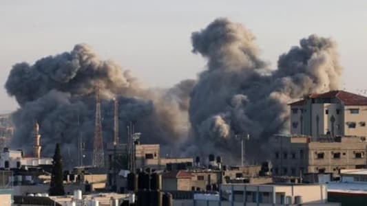 Israeli airstrike targets the Bureij refugee camp in central Gaza Strip