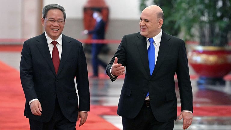 Russian PM hails China ties in face of 'sensational pressure' from West