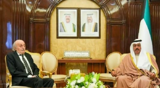 Kuwait PM receives Jumblatt