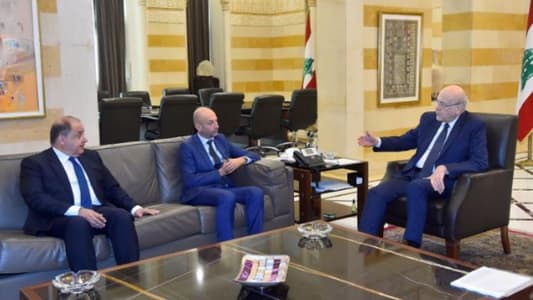 Mikati broaches means of bolstering cooperation with President of French Economic, Social, and Environmental Council, meets MP Ahmad Khair, UNEP Regional Director for West Asia