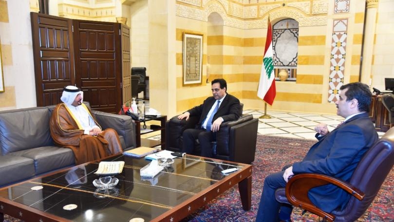 Diab meets Qatari ambassador