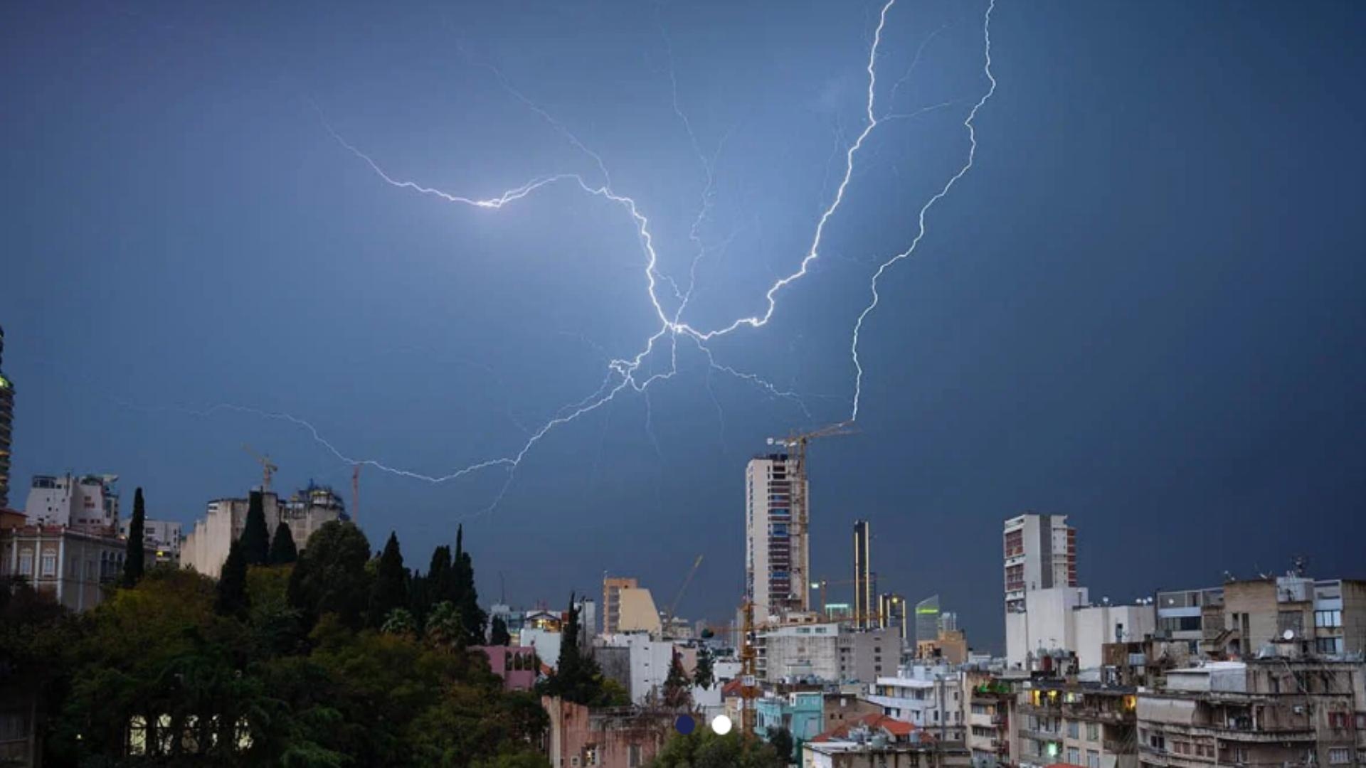 عواصف الرعد والصواعق في لبنان: هشاشة الوقاية أمام قوة الطبيعة!