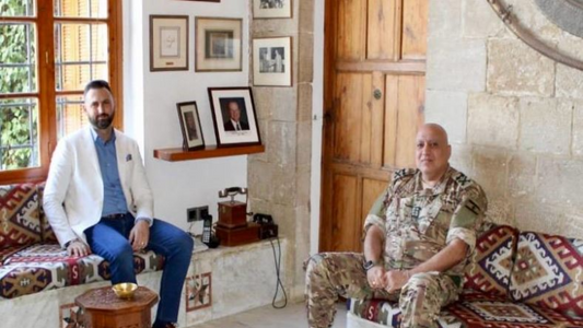 Taymour Jumblatt meets with Army Chief-of-Staff