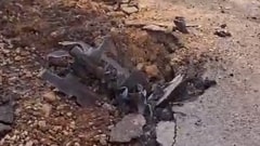 فيديو لشظايا الصواريخ في ساحل علما