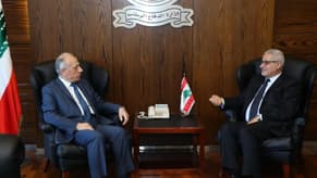 Minister of Defense broaches developments with MP Attieh