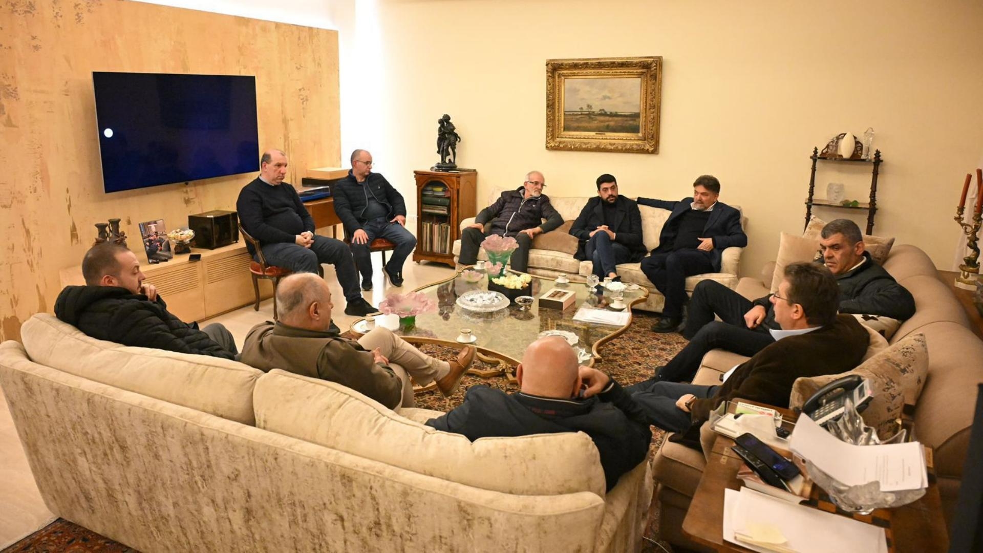 رابطة مخاتير المتن تزور كنعان وتشكره على دوره